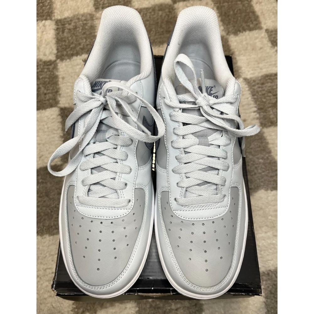 Size 10 Mens Nike Air Force 1 '07 LV8 Pure Platinum Light Carbon New With Box - Picture 3 of 6